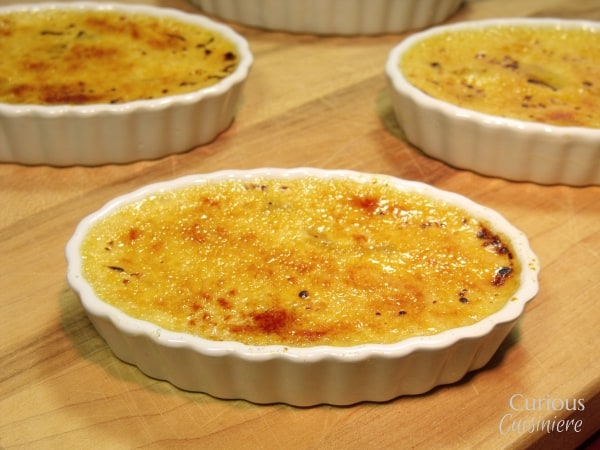 Easy Mango Creme Brulee • Curious Cuisiniere