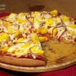Mango BBQ Chicken Pizza (With Homemade Mango Barbecue Sauce)
