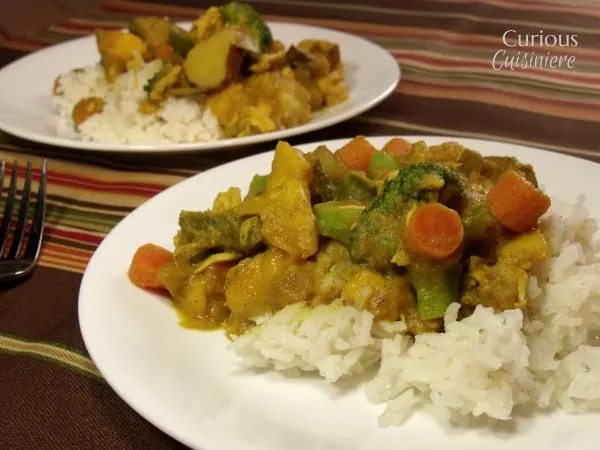 Mango Curry with Chicken and Vegetables from Curious Cuisiniere