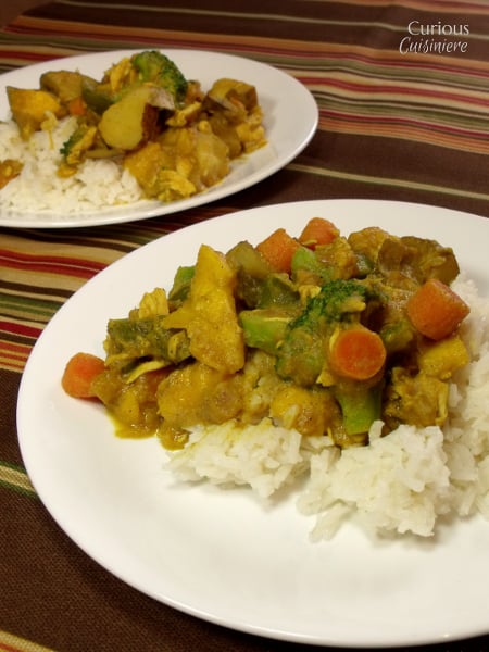 Mango Curry with Chicken and Vegetables from Curious Cuisiniere