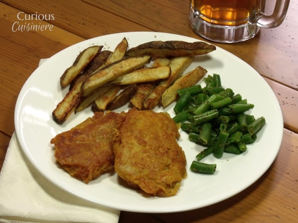 Lightened Up Fish and Chips from Curious Cuisiniere