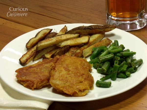 Lightened Up Fish and Chips from Curious Cuisiniere