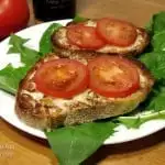 Individual Sourdough Caprese Pizzas