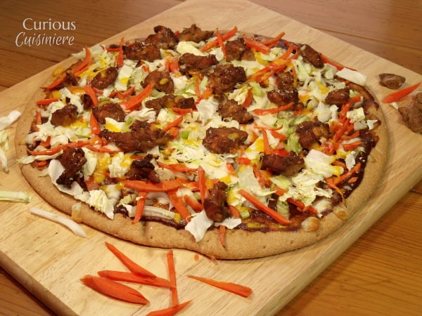 Chicken Teriyaki Pizza from Curious Cuisiniere