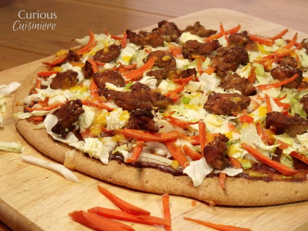 Chicken Teriyaki Pizza from Curious Cuisiniere