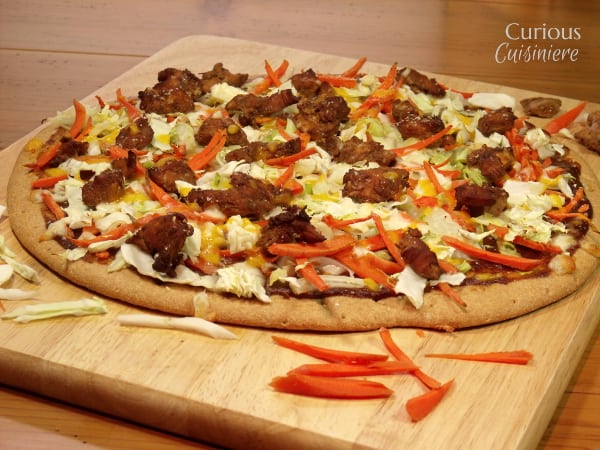 Chicken Teriyaki Pizza from Curious Cuisiniere