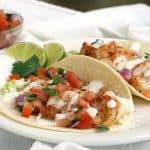 Grilled Fish Tacos with Lime Salsa