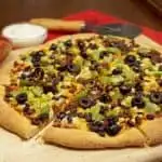 Cornmeal Pizza Crust for Mexican Pizza