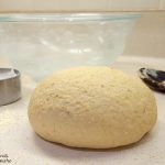 This Cornmeal Pizza Crust recipe is quick and easy to make. Load up your Mexican Pizza with your favorite Mexican inspired toppings for an easy weeknight meal! | www.CuriousCuisiniere.com
