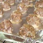 Broiled Italian Meatballs | Curious Cuisiniere