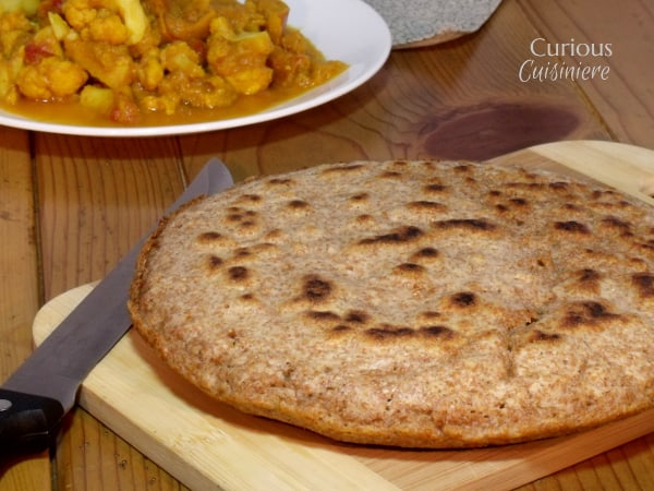Quick Wheat Flatbread from Curious Cuisiniere
