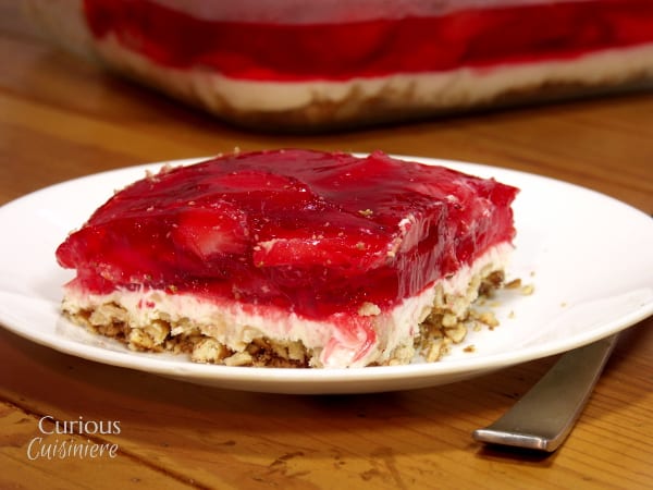 Strawberry Pretzel Salad from Curious Cuisiniere