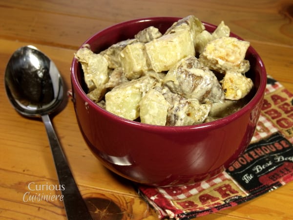 Rosemary and Thyme Roasted Potato Salad from Curious Cuisiniere