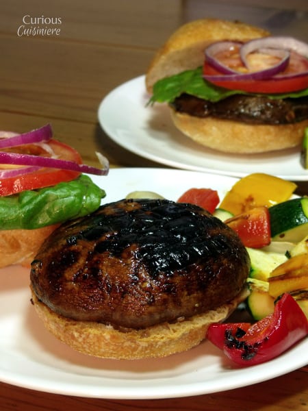 Balsamic Portobello Burgers from Curious Cuisiniere