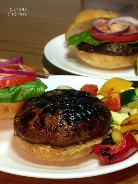 Balsamic Portobello Burgers from Curious Cuisiniere