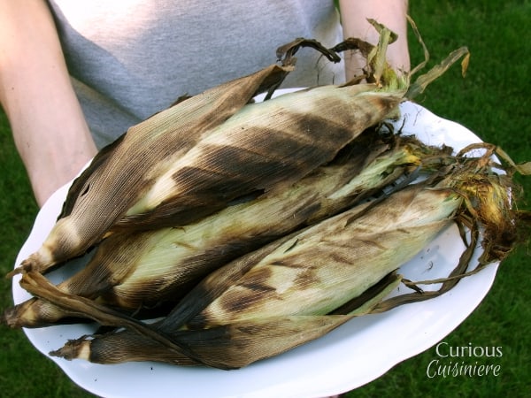 Homemade Wisconsin State Fair Roasted Corn on the Cob from Curious Cuisiniere