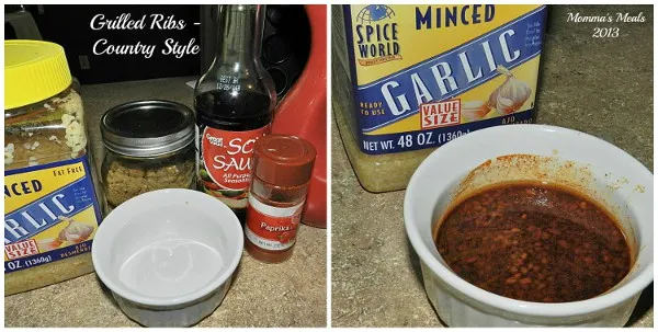 This Country Style Rib Marinade is simple to make using pantry staples. It is sure to become a family favorite! | Guest Post on Curious Cuisiniere from Momma's Meals