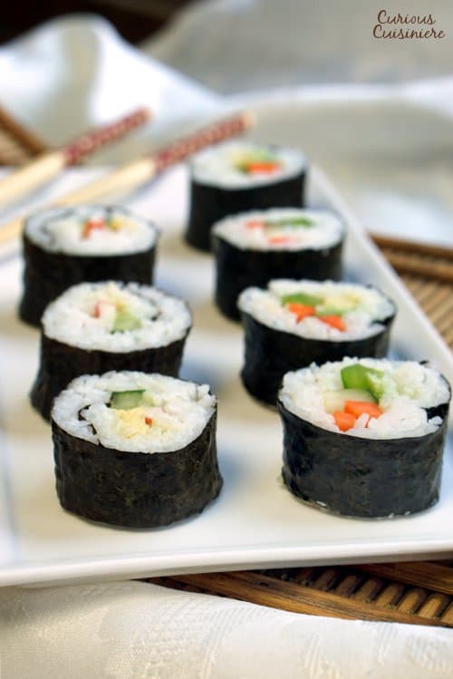 How To Make Maki Rolls - Step by Step Guide • Curious Cuisiniere