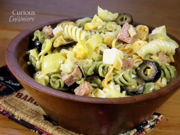 Antipasto Pasta Salad from Curious Cuisiniere