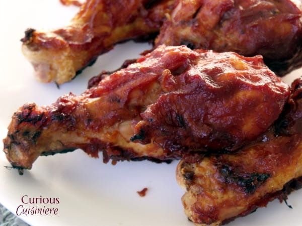 Homemade Sweet BBQ Sauce Recipe is perfect for chicken, pork, or burgers. Don't grab the store bought bottle, it's easy to make your own barbecue sauce! | Curious Cuisiniere