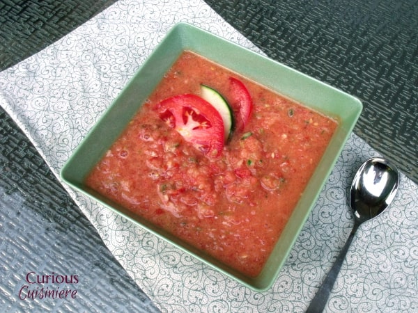 Classic Spanish Gazpacho | Curious Cuisiniere