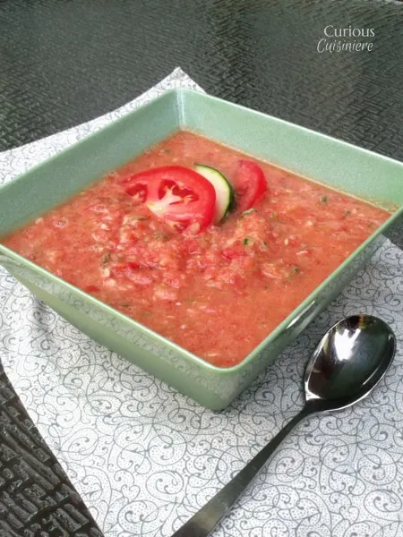 Classic Spanish Gazpacho | Curious Cuisiniere