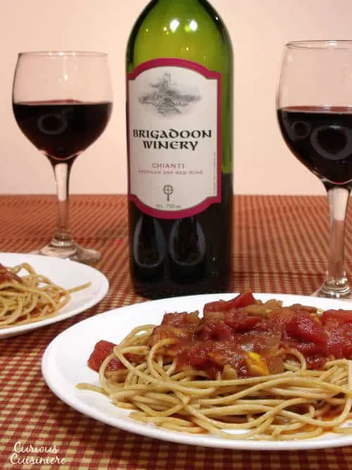 Chianti Pasta Sauce | Curious Cuisiniere