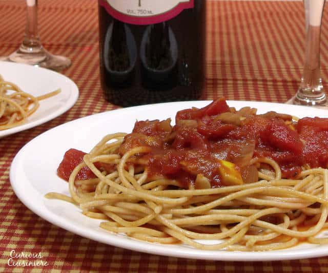 Chianti Pasta Sauce | Curious Cuisiniere