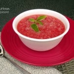 Watermelon Gazpacho from Curious Cuisiniere