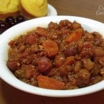 Tart Cherry Chili from Curious Cuisiniere