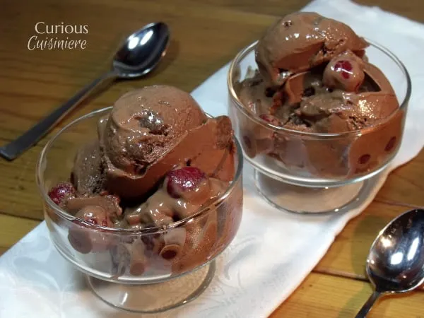 Black Forest Frozen Yogurt from Curious Cuisiniere