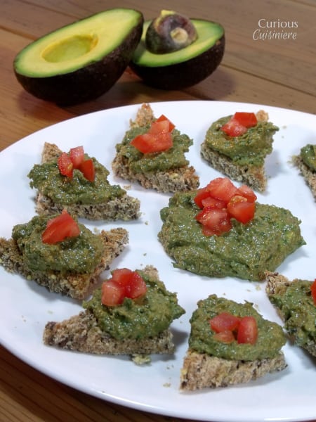 Avocado Sunflower Pesto from Curious Cuisiniere