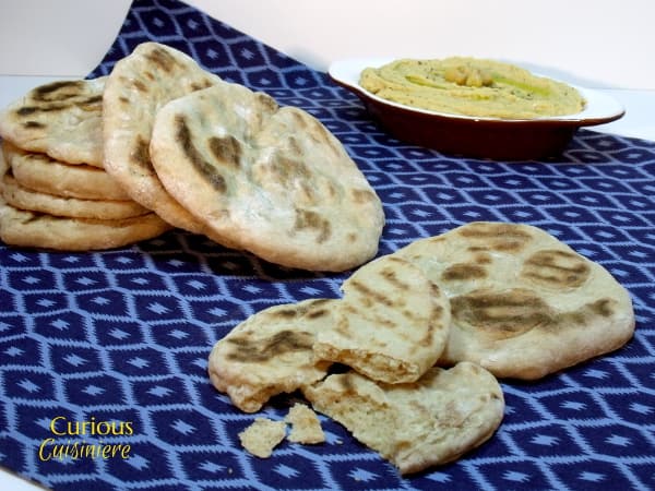 Roasted Garlic Naan from Curious Cuisiniere