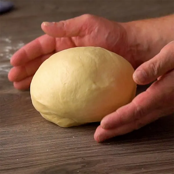 Making Bierocks (German Stuffed Rolls) finishing the dough
