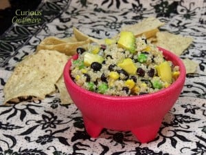 Quinoa and Avocado Salad from Curious Cuisinere
