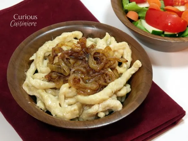Cheese Spaetzle from Curious Cuisiniere