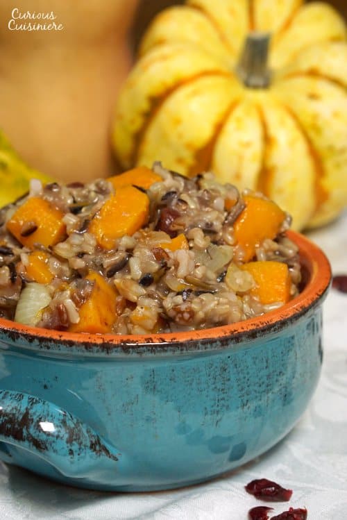 Butternut Squash Wild Rice Pilaf With Cranberries • Curious Cuisiniere