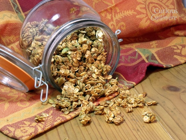 Pumpkin Spice Granola from Curious Cuisiniere