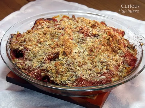 Baked Eggplant Parmesan from Curious Cuisiniere