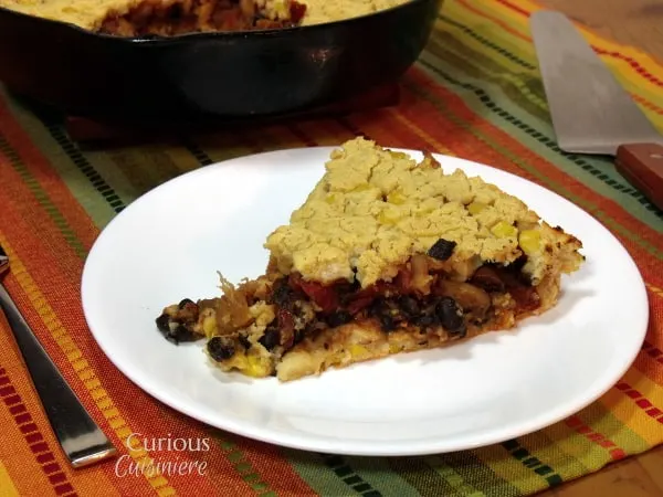Vegetarian Chipotle Tamale Pie from Curious Cuisiniere
