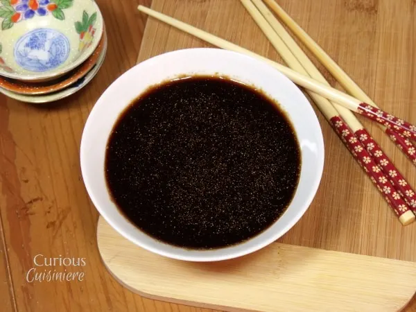 Homemade Teriyaki Sauce from Curious Cuisiniere