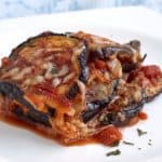 Baked Eggplant Parmesan and Fresh Herb Tomato Sauce