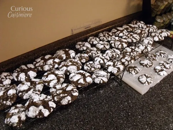 Chocolate Crinkle Cookies from Curious Cuisiniere