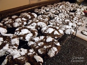 Chocolate Crinkle Cookies from Curious Cuisiniere
