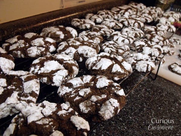 Chocolate Crinkle Cookies from Curious Cuisiniere