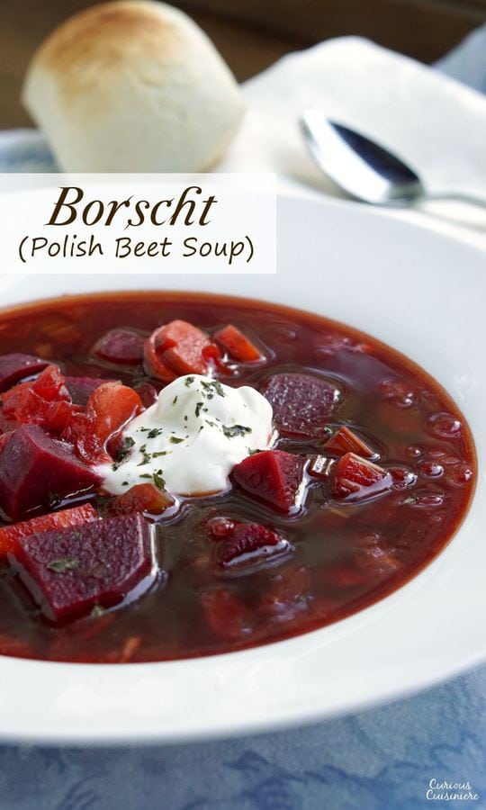 Barszcz (Polish Borscht) Soup Recipe • Curious Cuisiniere