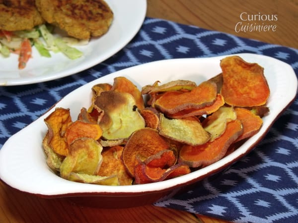 Baked Sweet Potato Chips from Curious Cuisiniere
