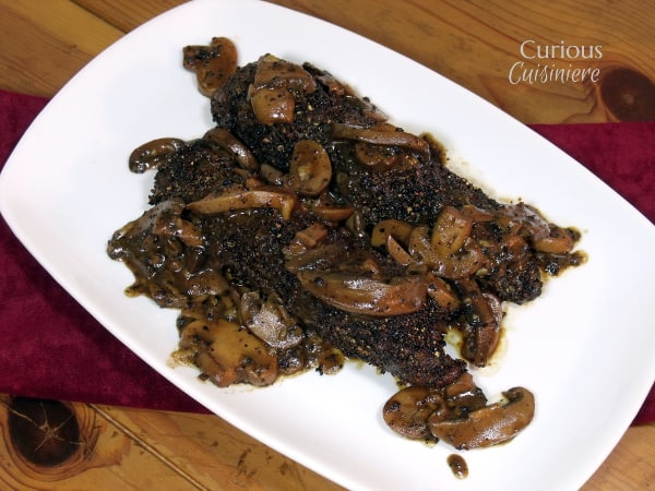 Our Juniper Crusted Venison Tenderloin recipe brings a deep, peppery heat together with the bright, rustic flavors of juniper. - Juniper Crusted Venison from Curious Cuisiniere