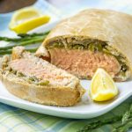 Lemon Asparagus Salmon en Croute