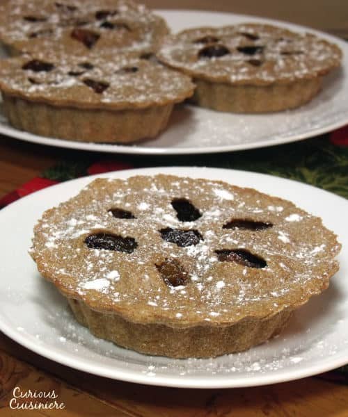 Our Mincemeat Pie recipe without meat is filled with Homemade Fruit Mincemeat, making it the perfect introduction to the classic English Christmas dessert. | Curious Cuisiniere